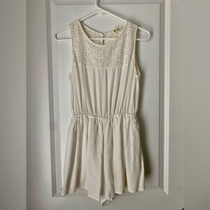 The Impeccable Pig White Romper